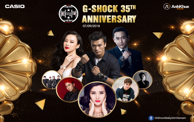 Mua Casio - nhận ngay vé xem đại nhạc hội G-Shock 35th Anniversary