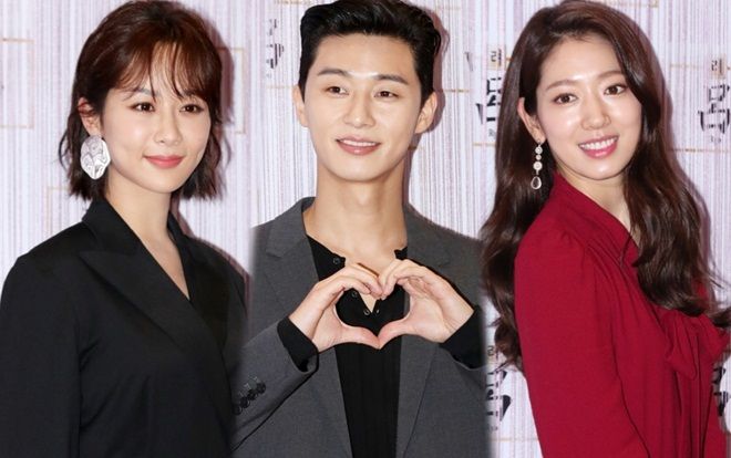 Park Shin Hye và Dương Tử của 'Hương mật tựa khói sương' khoe sắc bên Park Seo Joon tại sự kiện chiều nay