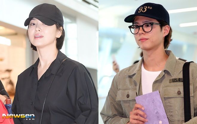 Song Hye Kyo xuống tóc, gây 'sốt' tại sân bay - Nhưng sao giống Park Bo Gum thế này?