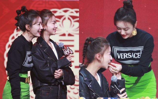 Cặp đôi bách hợp 'Lạc - Hậu' tình cảm hết cỡ tại tiệc mừng thành công phim Diên Hi công lược