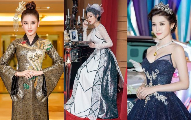 Mặc bị chê sến súa, Huyền My vẫn thích chơi trội với loạt phụ kiện đội đầu 'màu mè hoa lá hẹ'