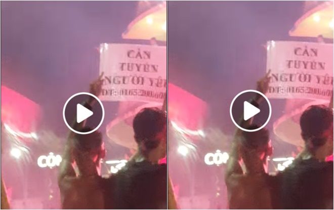 Giữa cơn bão tuần hành cảm ơn đội bóng ở hồ Gươm, chàng trai tranh thủ tuyển người yêu khiến dân mạng cười ngất