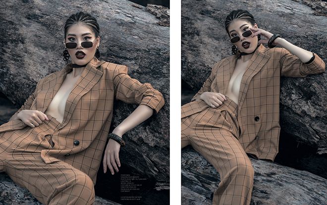 'Gà chiến' team Kỳ Duyên tạo dáng xuất sắc từ suit không nội y đến váy lưới xuyên thấu