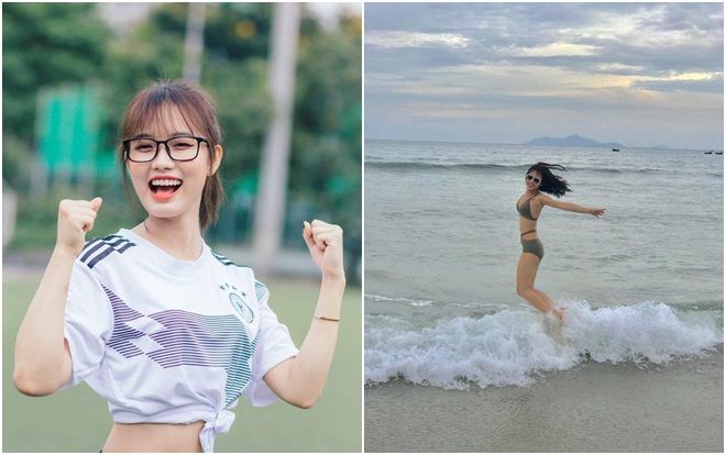 Cựu nữ sinh Học viện Nông nghiệp: Fan girl đội tuyển Arsenal có thân hình nóng bỏng, hút ngàn lượt followers.