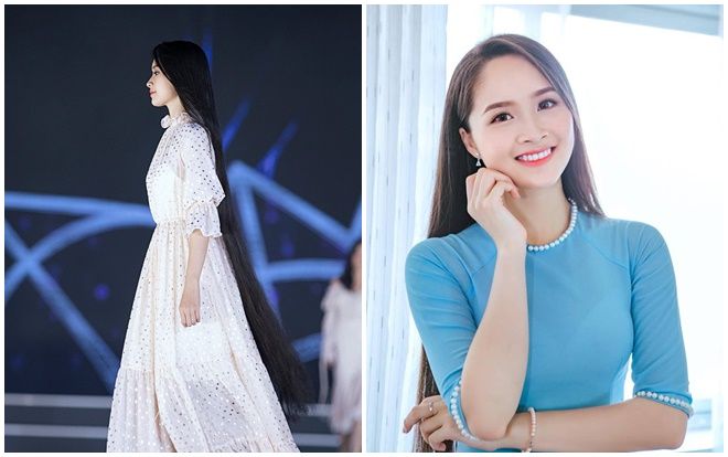 Thí sinh Hoa hậu sở hữu mái tóc dài 1m40 gây sốt còn có gương mặt 'đánh cắp trái tim'
