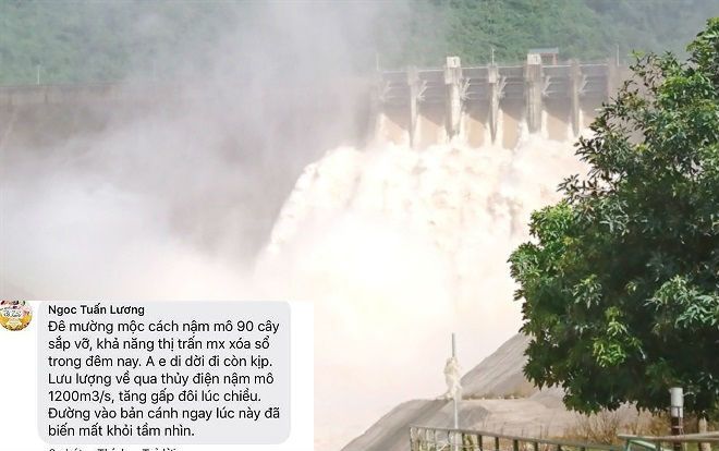 Phạt hành chính kỹ sư thủy điện ở Nghệ An tung tin đồn gây hoang mang dư luận