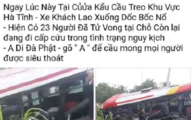 Sự thật thông tin tai nạn 23 người tử vong tại cửa khẩu Hà Tĩnh