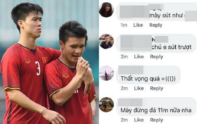 Sút hỏng quả penalty trong trận tranh huy chương đồng ASIAD 18, Quang Hải bị cổ động viên quá khích lăng mạ là kẻ 'tội đồ'