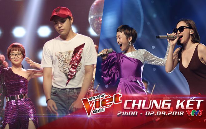 Trước giờ G - Chung kết The Voice 2018: Team Noo Phước Thịnh rực rỡ tái hiện hình ảnh Boney M, Tóc Tiên 'chơi lớn' vì Thái Bình