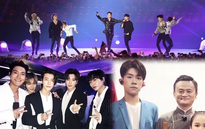 Bế mạc ASIAD 2018: Ảnh hiếm hoi của tỉ phú Jack Ma, Dịch Dương Thiên Tỉ (TFBOYS)