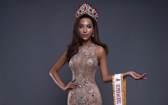 Siêu mẫu Vàng chân dài 1m14 Khả Trang dự thi Siêu mẫu Quốc tế 2018