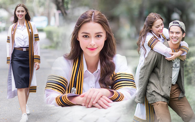 Người yêu vừa xinh lại học giỏi của mỹ nam ‘Tuổi nổi loạn’ Peach Pachara khoe ảnh kỷ yếu đẹp long lanh