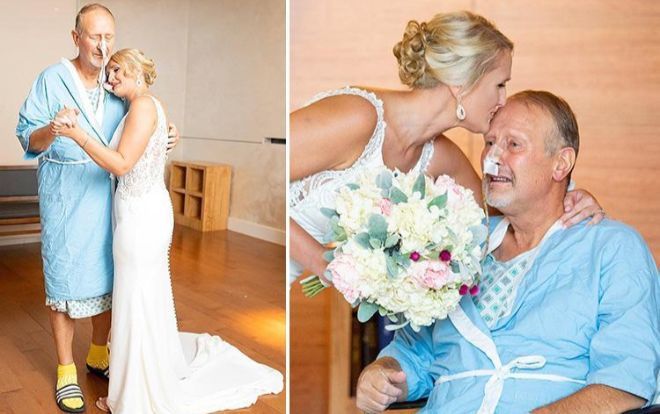 Xúc động cô dâu vào bệnh viện để khiêu vũ với bố trong ngày cưới