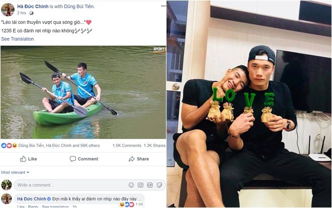 Bác tin đồn hẹn hò bằng hành động khôn ngoan, Đức Chinh càng khiến fan nhiệt tình đẩy thuyền về với Bùi Tiến Dũng