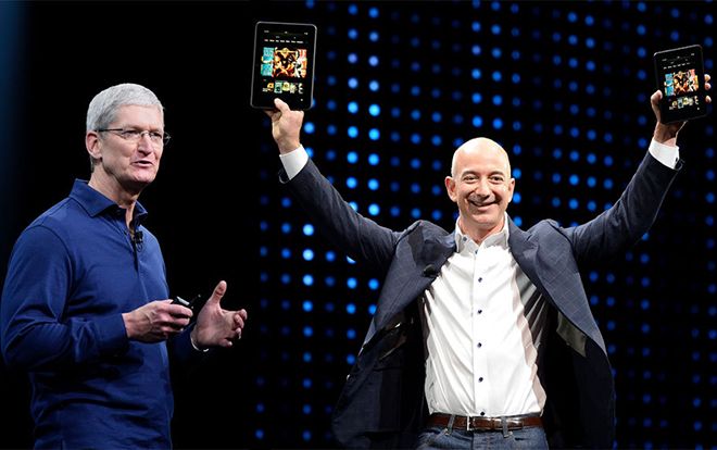 Điểm chung thú vị giữa hai đế chế nghìn tỷ USD Apple và Amazone khiến nhiều người bất ngờ