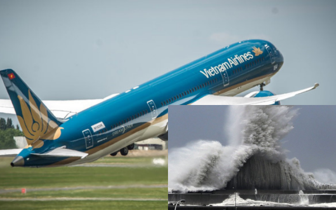 Sân bay tạm dừng khai thác, Vietnam Airlines huỷ 12 chuyến bay do ảnh hưởng của bão Jebi mạnh nhất 25 năm qua tại Nhật Bản