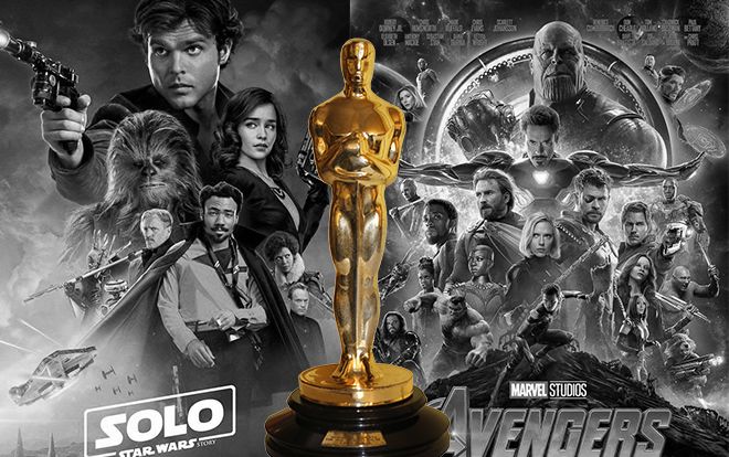 Loạt phim doanh thu khủng của Marvel, Star Wars mất cơ hội tranh Oscar 2019 ở hạng mục 'Phim phổ biến'