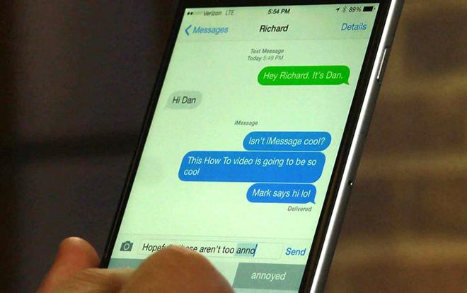 Vì sao nhắn tin trên iPhone khi thì thấy màu xanh lá, lúc lại thấy màu xanh dương?