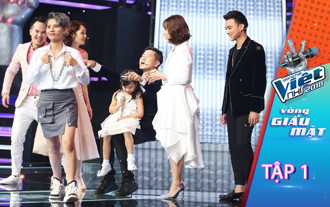 Tập 1 Giọng hát Việt nhí 2018: Bảo Anh - Khắc Hưng bội thu, Hồ Hoài Anh - Lưu Hương Giang vẫn là 'trùm cuối'