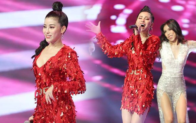 Say sưa ngắm nhìn Ngọc Ánh ‘sang chảnh’ đọ sắc ‘lụa là’ cùng dàn thí sinh Siêu Mẫu Việt Nam 2018