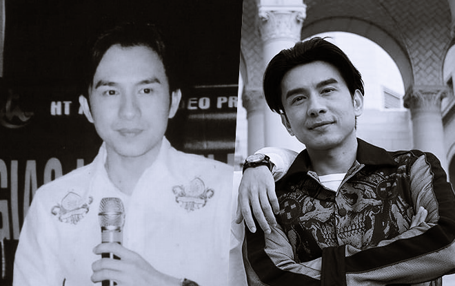 Không ngờ thời điểm chụp 2 bức ảnh Đan Trường này cách nhau… gần 2 thập kỷ