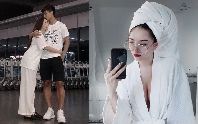 Nhan sắc 'nóng bỏng mắt' không thua kém bất kỳ hot girl nào của bạn gái Văn Thanh U23