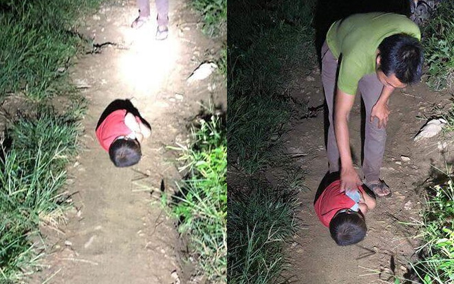 Xót xa hình ảnh bé trai 4 tuổi mồ côi cha, mẹ đi lấy chồng khác phải ngủ ngoài đường