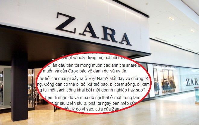 Người phụ nữ bức xúc tố bị nhân viên cửa hàng Zara Hà Nội coi như kẻ cắp, lục soát đồ đạc giữa chốn đông người chỉ vì cửa từ bất ngờ kêu