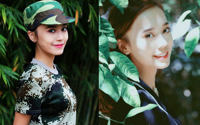 Hot girl 10x cực xinh đẹp được dân mạng ví như bản sao diễn viên nổi tiếng Địch Lệ Nhiệt Ba