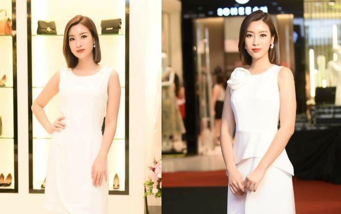 Qúa thành công khi xuống tóc, Đỗ Mỹ Linh xinh đẹp rạng rỡ thay liền 2 bộ váy trong sự kiện