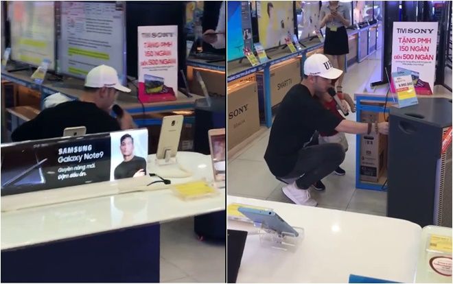 Hot nhất mạng xã hội: Ưng Hoàng Phúc hát thử loa ở cửa hàng hay như mở đĩa khiến nhiều người thích thú