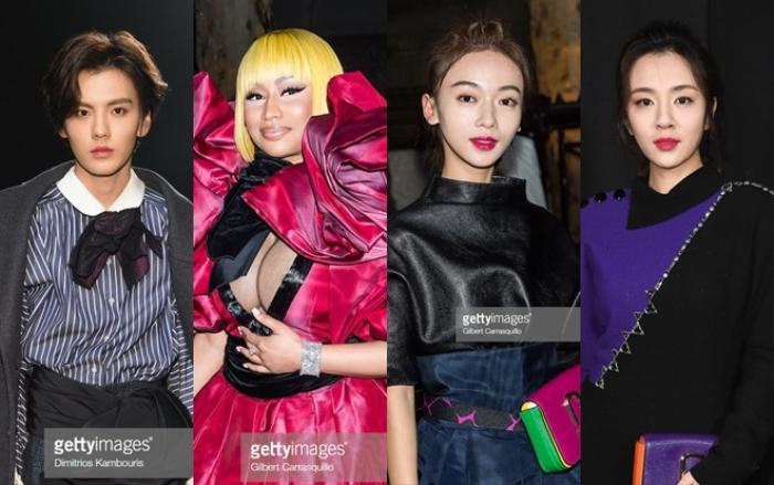 New York Fashion Week 2018: Nicki Minaj khoe khoang 'vòng một', Ngô Cẩn Ngôn thùy mị đọ sắc nằm trong loạt sao Châu Á