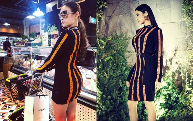 Có ai chịu chơi như Huyền Baby, diện nguyên một cây hàng hiệu chỉ để đi mua mớ rau