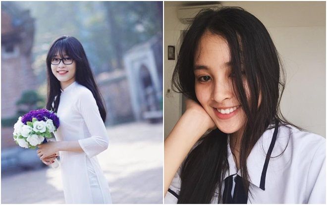 Đọ sắc thời đi học của tân Hoa hậu Trần Tiểu Vy và Á hậu Phương Nga: Ai xinh hơn khi diện áo dài trắng?