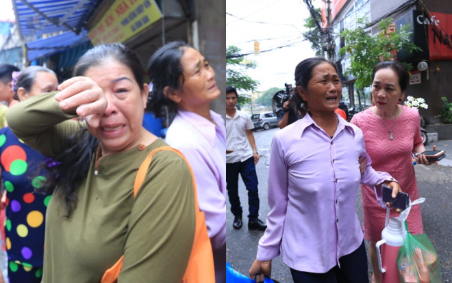 Nước mắt người bệnh nghèo sau hoả hoạn ở Đê La Thành: 'Bệnh án, tiền bạc cháy trụi cả rồi, giờ chúng tôi biết đi về đâu?’