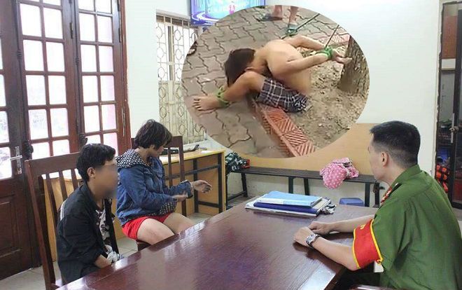 Tạm giữ hình sự 3 đối tượng trói chân tay thiếu niên đánh giày vào gốc cây cướp 70.000 đồng