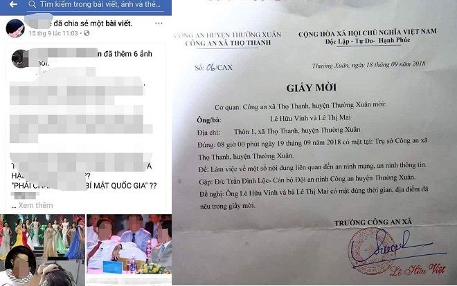 Thông tin mới vụ phụ huynh bị công an mời lên làm việc khi đăng thắc mắc về việc mua tivi phục vụ giảng dạy lên facebook