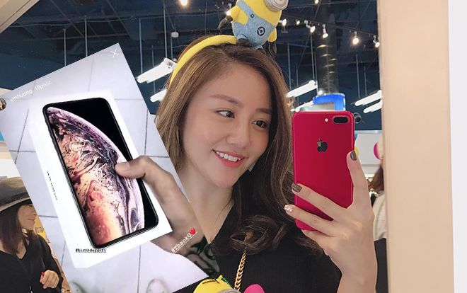Đã có sao Việt đầu tiên sở hữu iPhone Xs Max vừa mới bán ra sáng nay