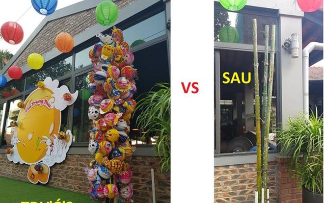 'Dành cả thanh xuân' treo đèn lồng, cô gái chết đứng khi thấy lũ trẻ 'vặt sạch' hết thành quả lao động