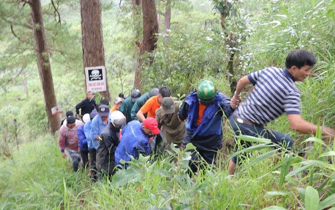 Một du khách Hàn Quốc tử nạn ở thác Datanla Đà Lạt