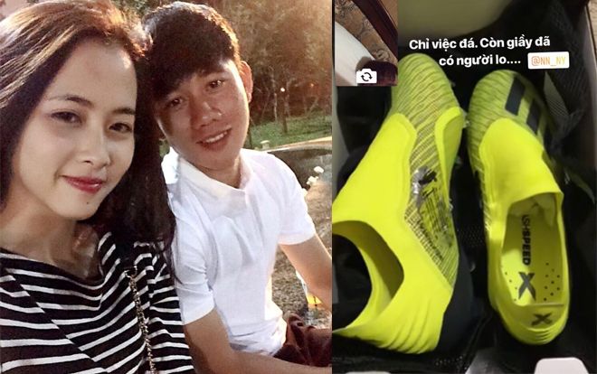 Khoe giày bạn gái tặng, Minh Vương khiến fan thở phào vì khéo léo đập tan tin đồn chia tay