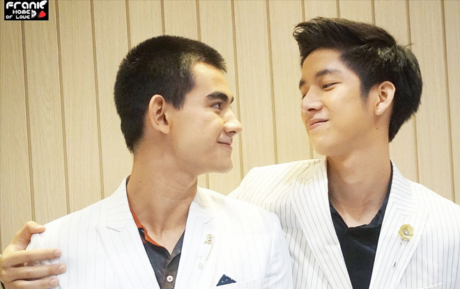 Những khoảnh khắc ngọt ngào của cặp đôi đam mỹ học đường Mork và Tee trong bộ phim 'My Tee'