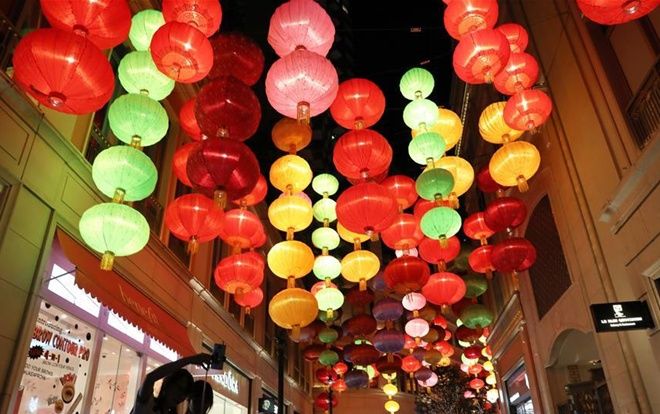 Trung thu rực rỡ đèn lồng ở Hong Kong, Trung Quốc