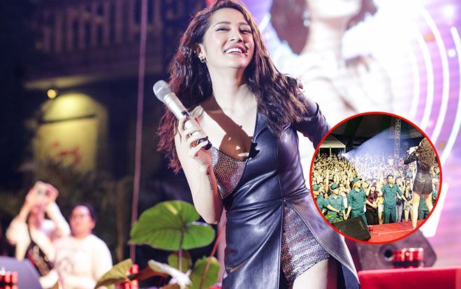 Netizen 'share-lia-lịa' khoảnh khắc đêm nhạc Bảo Anh: Dàn nhân viên an ninh làm nhiệm vụ không quên… đắm đuối trước cô nàng