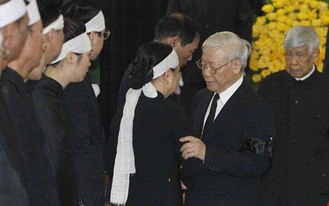 Lãnh đạo Việt Nam và nhiều nước viếng Chủ tịch nước Trần Đại Quang