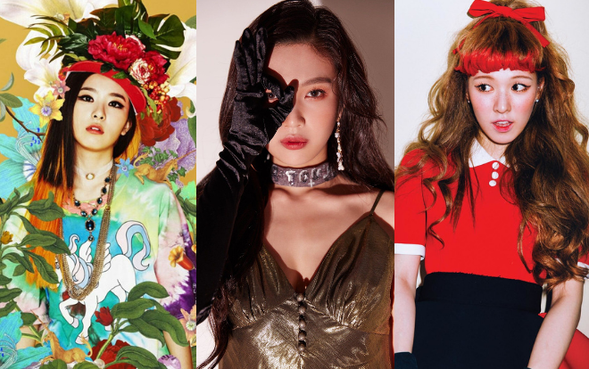 Học lỏm bí quyết trang điểm xinh như Red Velvet qua các mùa comeback