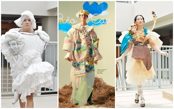 Khi sinh viên ĐH Văn Lang khoe tài thiết kế thời trang, người xem cứ nghĩ đang dự show diễn nghệ thuật 'chất phát ngất'
