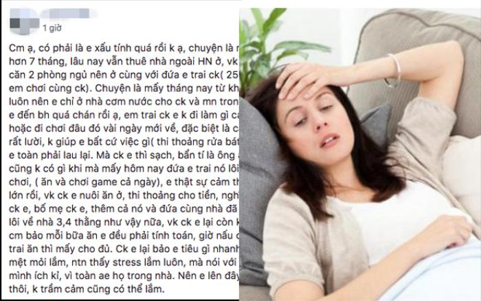 Mẹ trẻ uất ức vì khệ nệ ôm bụng bầu 7 tháng vẫn phải hầu hạ em chồng vô công rồi nghề và ‘chăm’ cả bạn xã hội của chồng