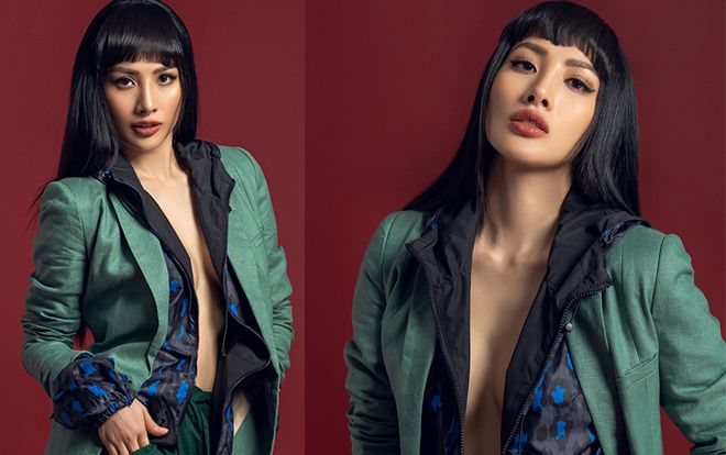 Yaya Trương Nhi buông lơi hàng khuy áo hút hồn mọi ánh nhìn