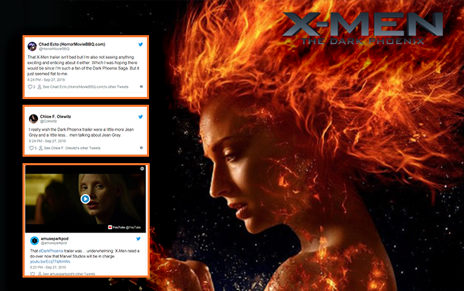 Dù gây bão cộng đồng mạng, trailer của 'Dark Phoenix' lại khiến fan hâm mộ trung thành của X-Men thất vọng!